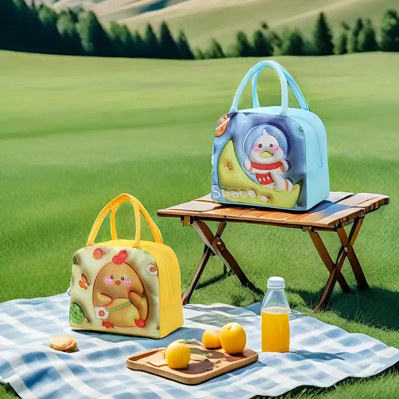 3D Cartoon Lunch Bag