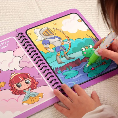 Reusable Magic Water Books 🔥 Pack of 4 ⭐