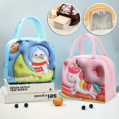 3D Cartoon Lunch Bag