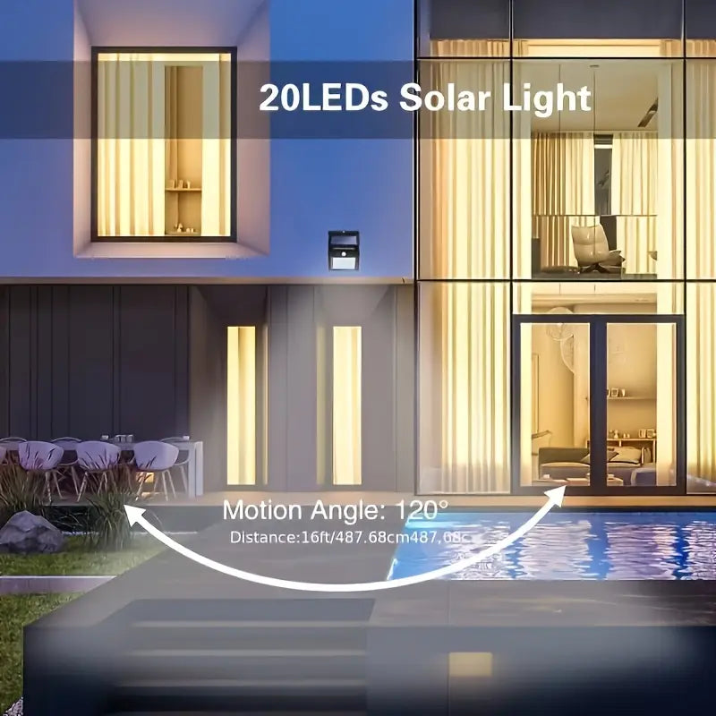 Smart Solar Wall Lamp