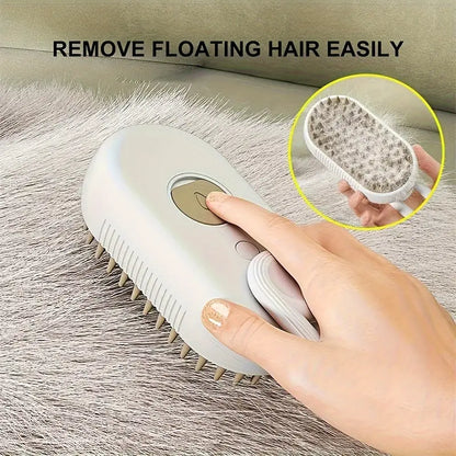 Steaming Pet Hairbrush