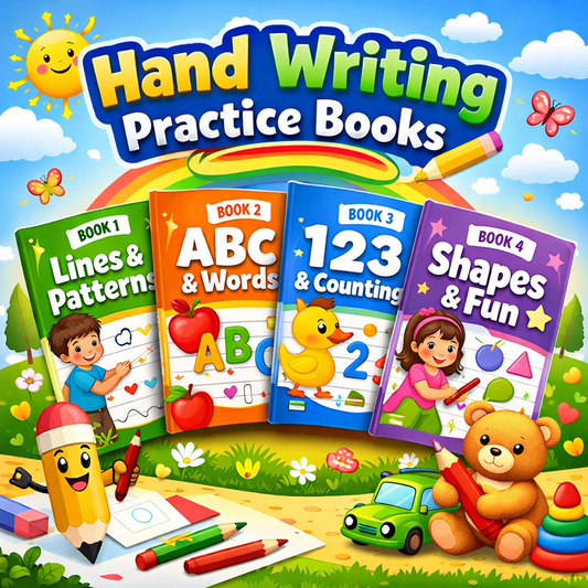 Practice Book Set 📚PACK OF 4💫