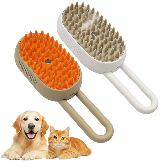 Steaming Pet Hairbrush